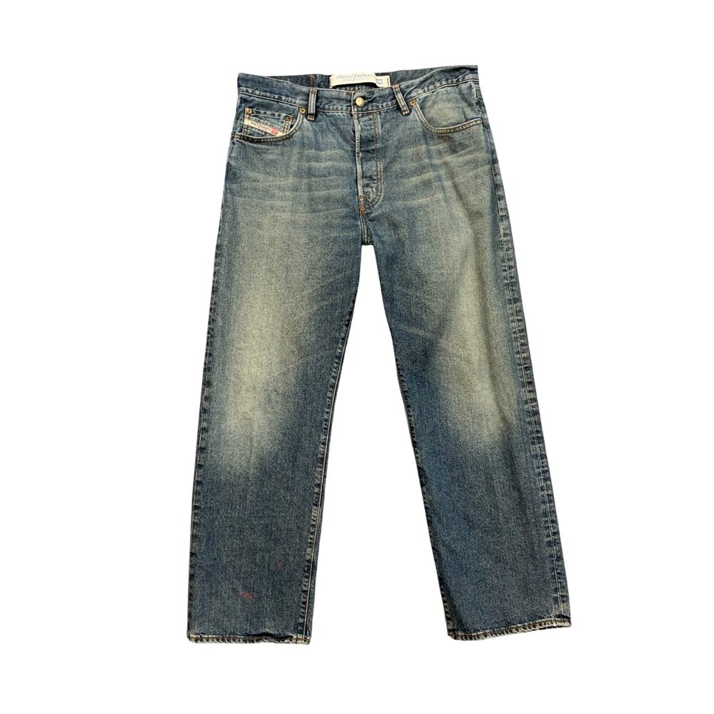Vintage Diesel Jeans Mens 36 Kratt Relaxed Straight Mid Rise Cotton Made Italy